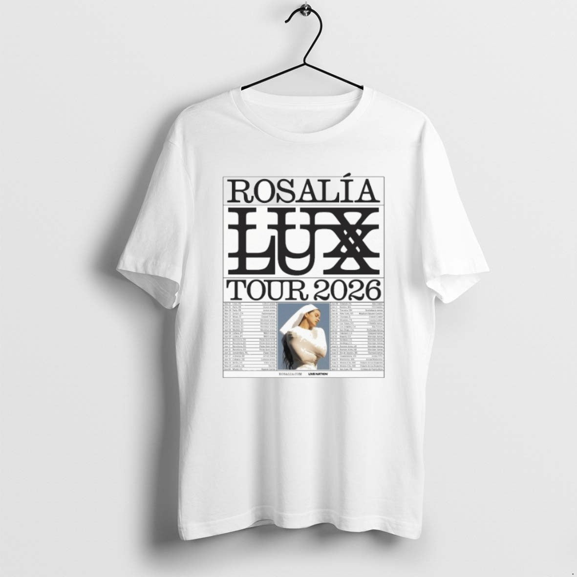 Official Rosalia Lux Tour 2026 Europe And Uk And North American Dates T-Shirts, Hoodie, Sweatshirt | DripVista.com