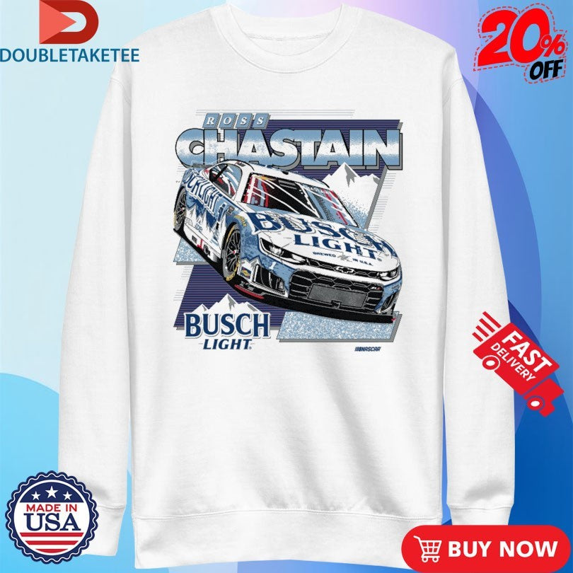 Official Ross Chastain #1 2026 Busch Light Nascar T-Shirtss
