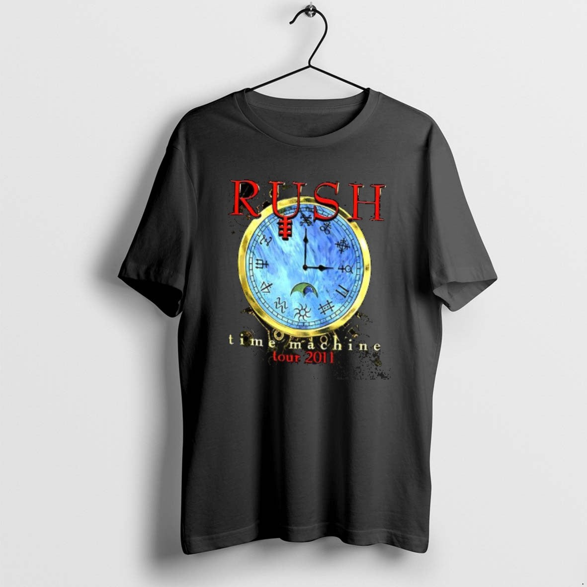 Official Rush Time Machine Tour 2011 Clock T-Shirts, Hoodie, Sweatshirt | DripVista.com