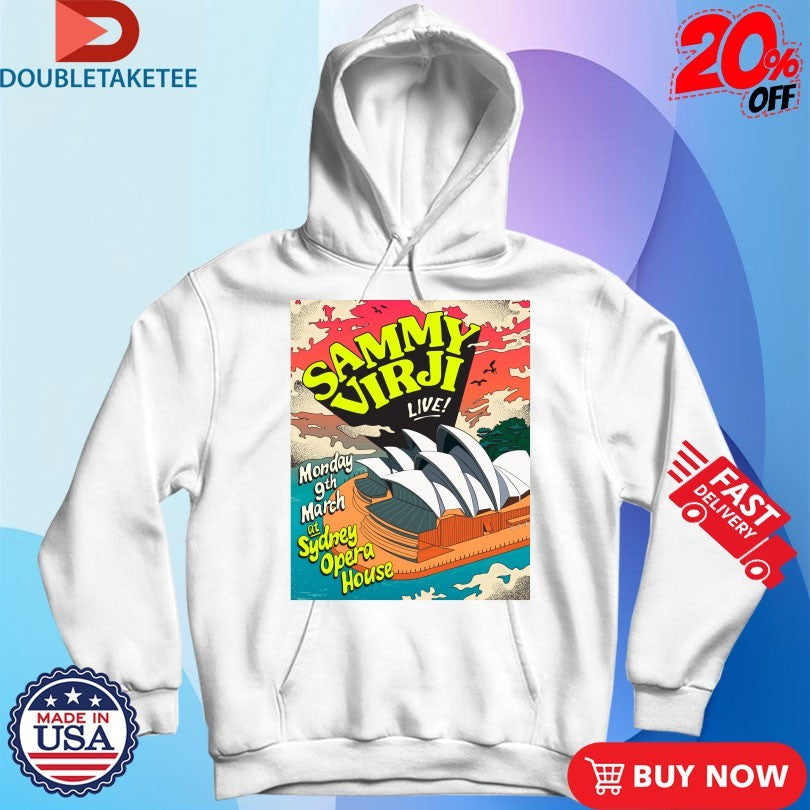 Official Sammy Virji Sydney Opera House March 9 2026 Shirts