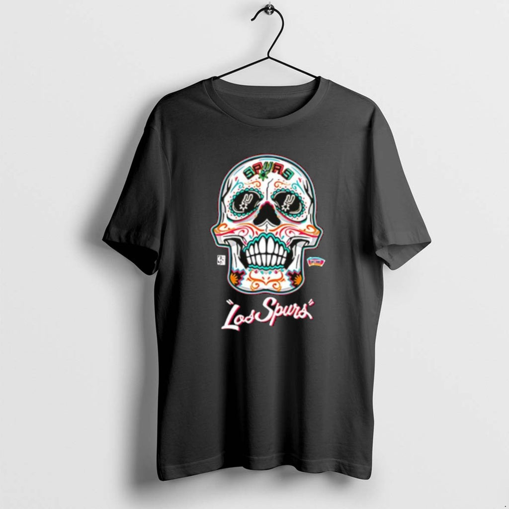 Official San Antonio Spurs Sugar Skull Graphic Retro T-Shirts, Hoodie, Sweatshirt | DripVista.com