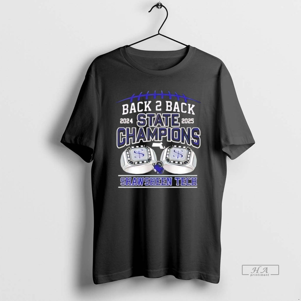 Official Shawsheen Rams Back 2 Back State Champions T-Shirts, Hoodie, Sweatshirt | DripVista.com