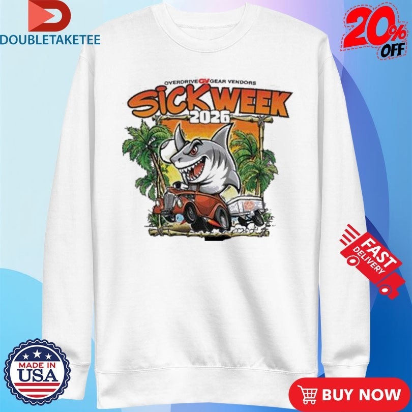 Official Sick Week 2026 Overdrive CVT Gear Vendors Beach Shirts