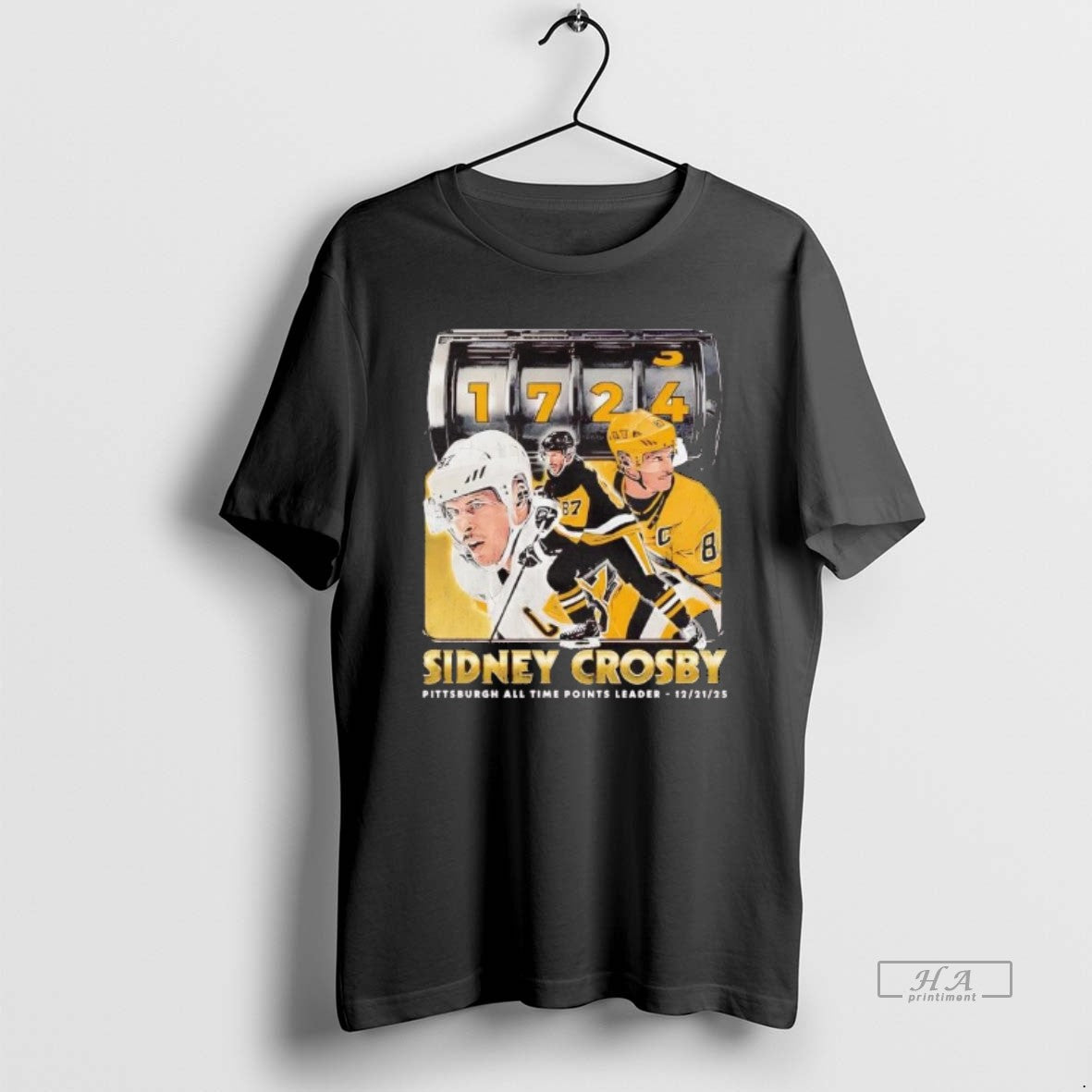 Official Sidney Crosby Pittsburgh Penguins 1724 All Time Points Leader T-Shirts, Hoodie, Sweatshirt | DripVista.com