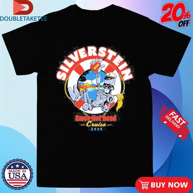 Official Silverstein Emo’s Not Dead Cruise 2026 T-Shirt