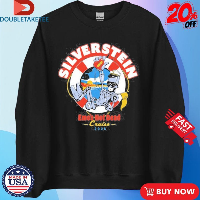 Official Silverstein Emo’s Not Dead Cruise 2026 T-Shirt