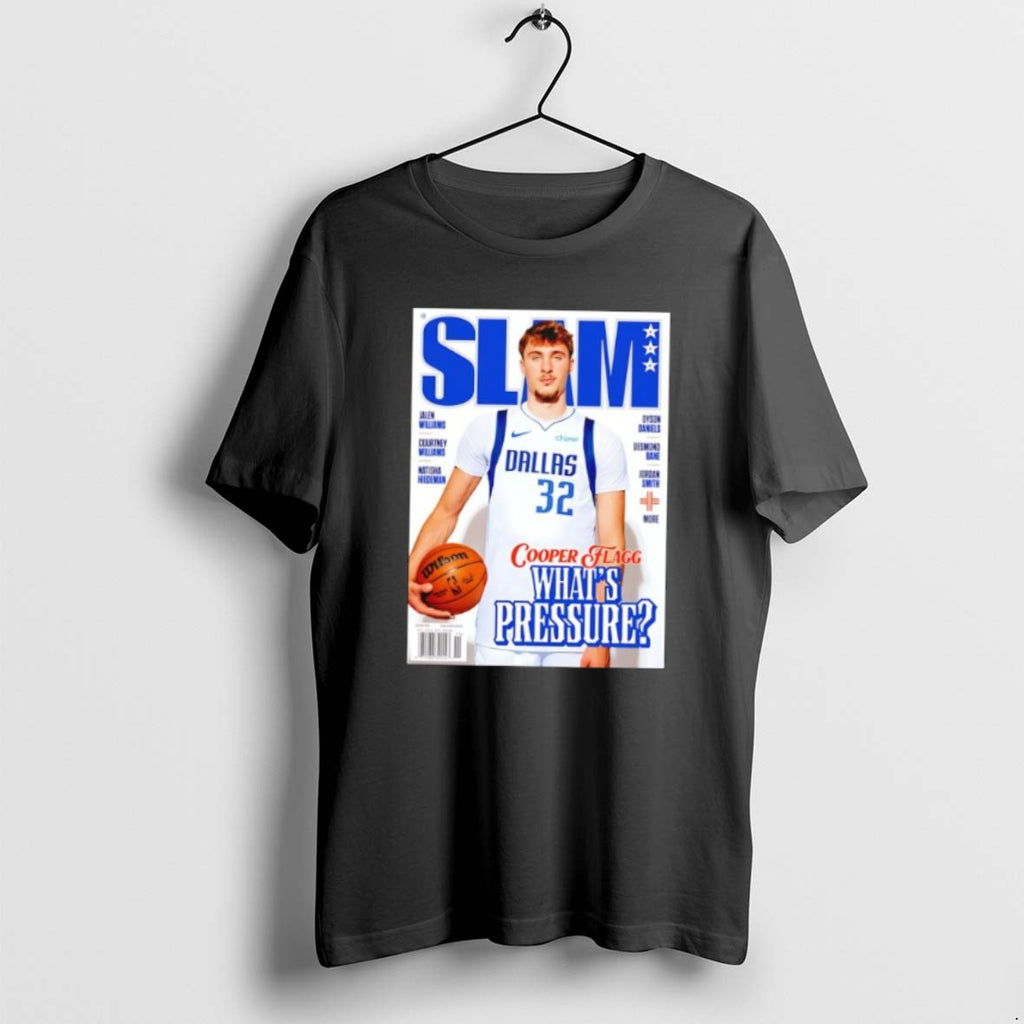 Official Slam Cooper Flagg Magazine Whats Pressure T-Shirts, Hoodie, Sweatshirt | DripVista.com