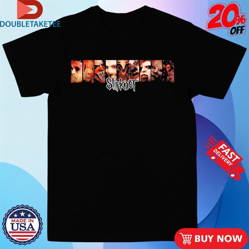 Official Slipknot Masks 2022 Tour Shirts