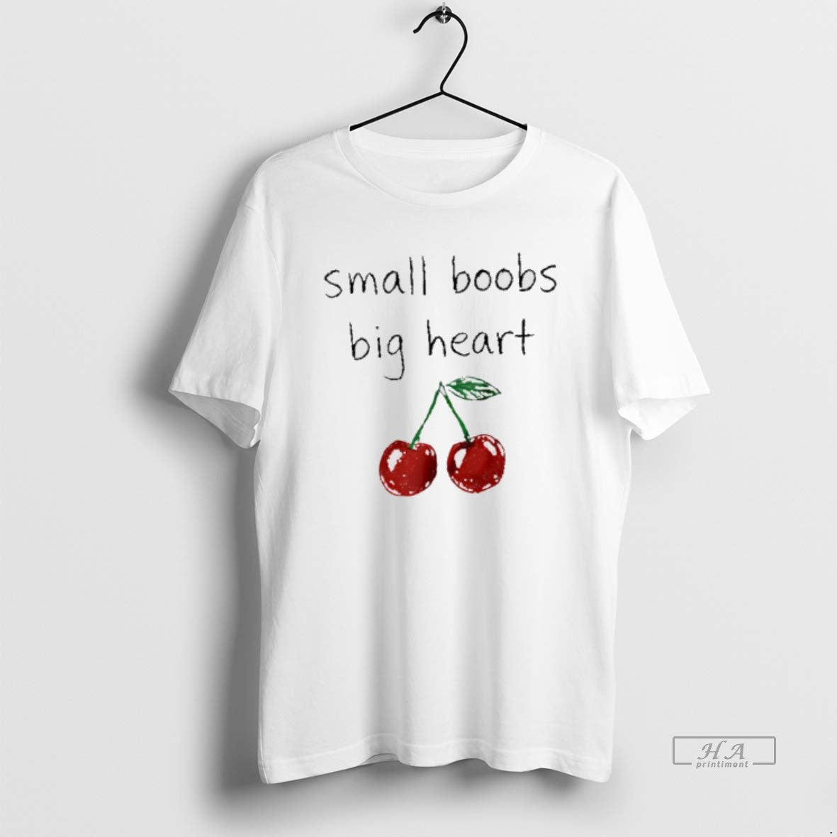 Official Small Boobs Big Heart Cherry T-Shirts, Hoodie, Sweatshirt | DripVista.com