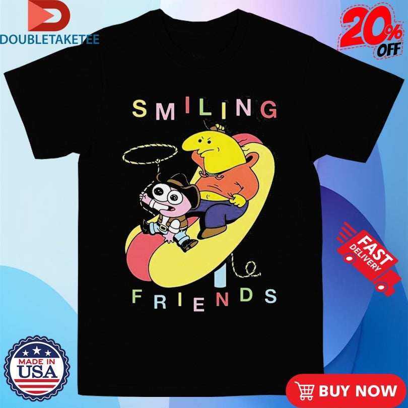 Official Smiling Friends Rodeo Hot Dog Cowboy Shirts