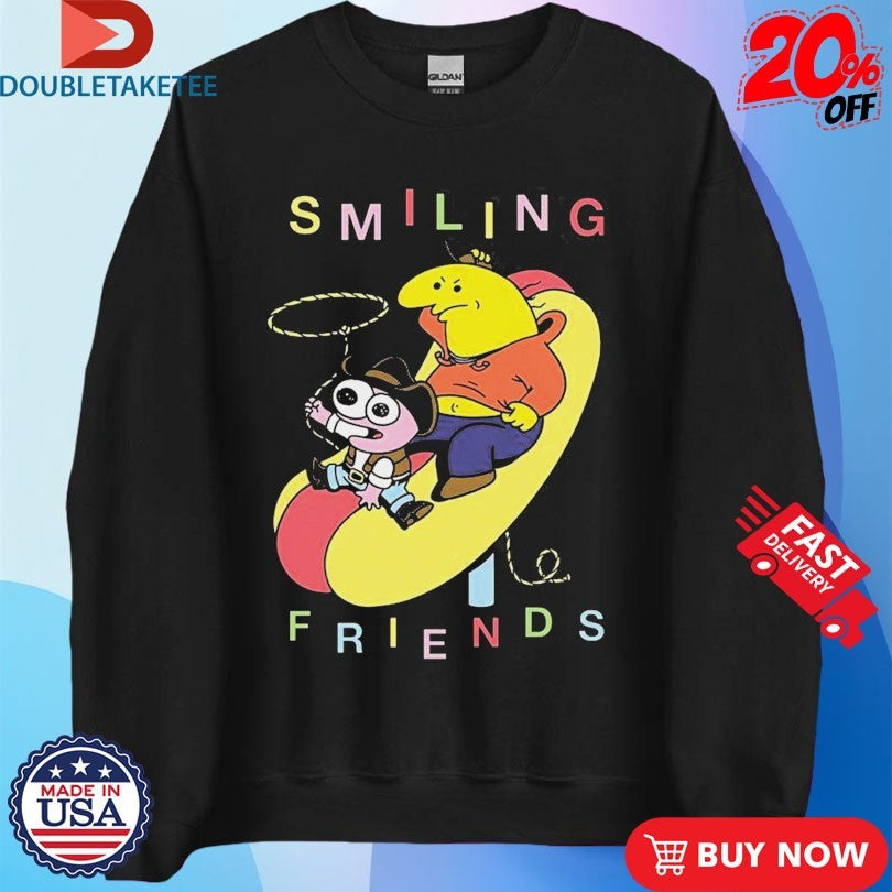 Official Smiling Friends Rodeo Hot Dog Cowboy Shirts
