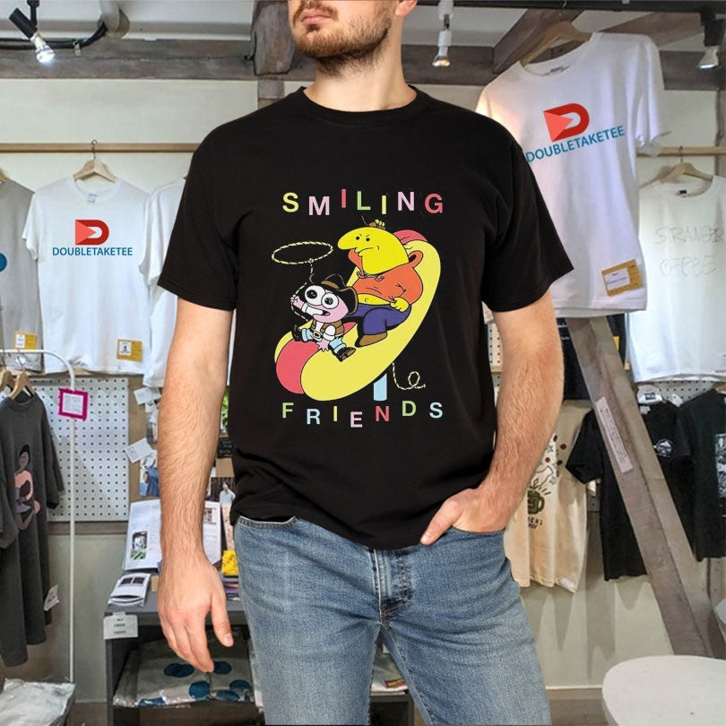 Official Smiling Friends Rodeo Hot Dog Cowboy Shirts