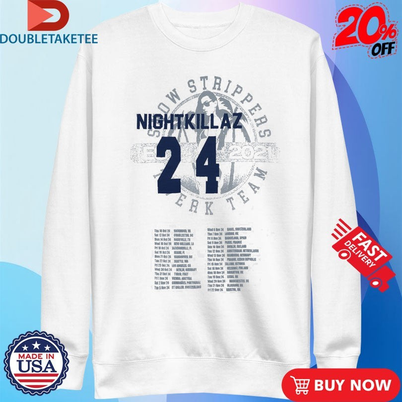 Official Snow Strippers Night Killaz Est 2021 Shirts