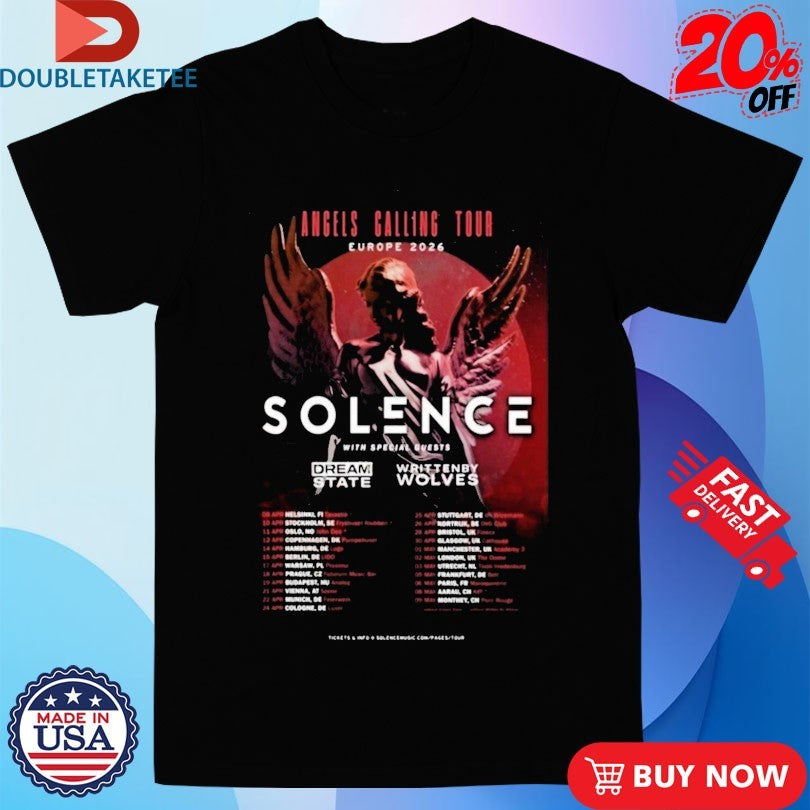 Official Solence UK Dates For Spring 2026 Headline Tour Shirts
