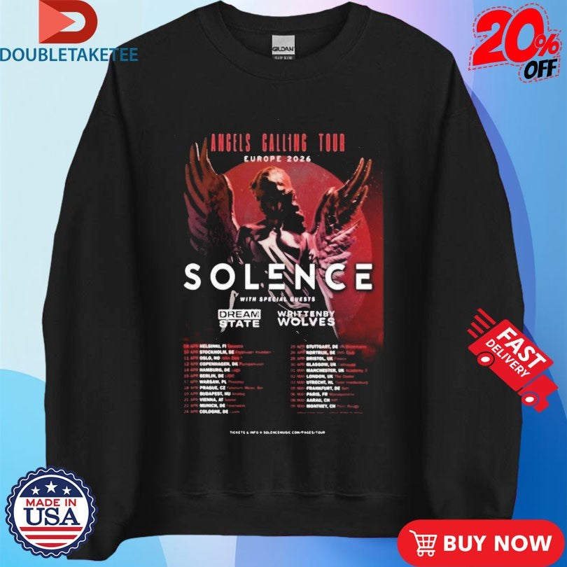 Official Solence UK Dates For Spring 2026 Headline Tour Shirts