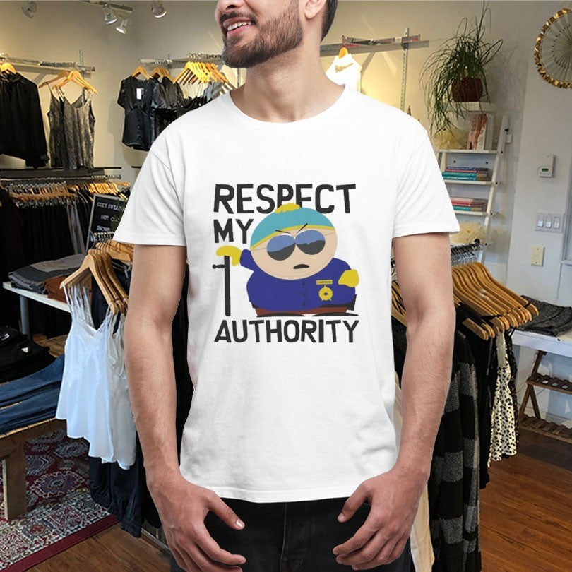 Official South Park Cartman Respect My Authority Shirts