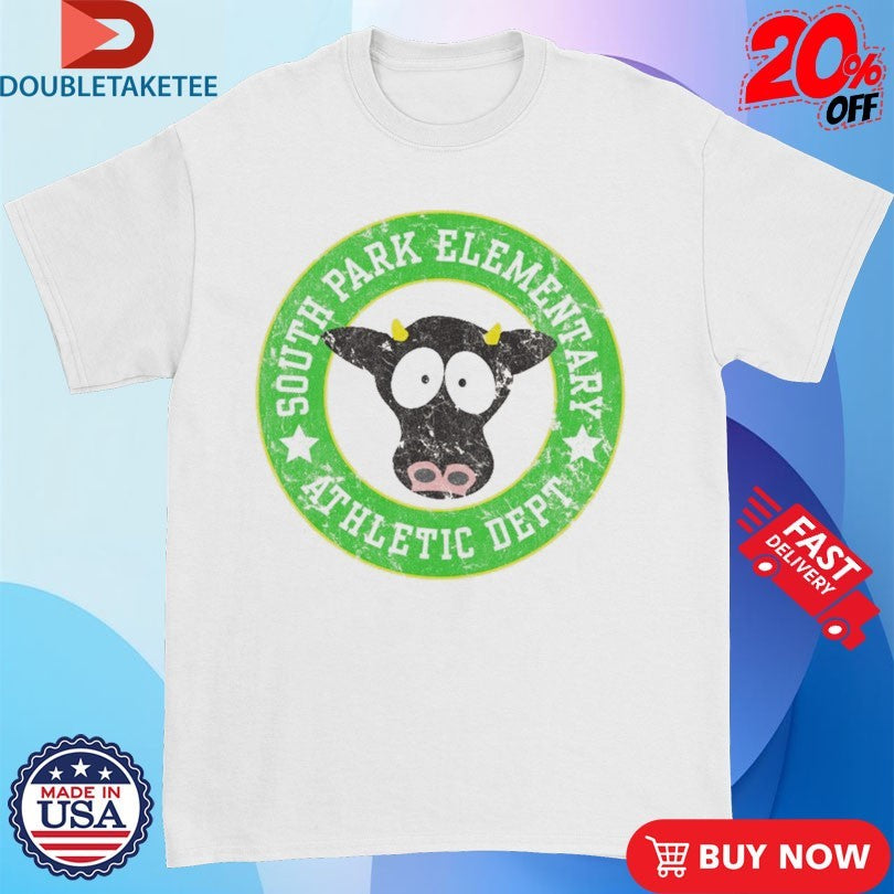 Official South Park Elementary Athletic Dept Cow Shirts
