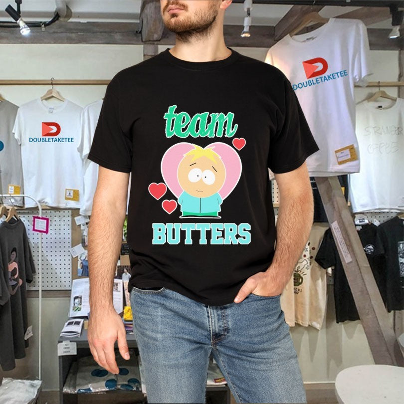 Official South Park Team Butters Hearts Shirts