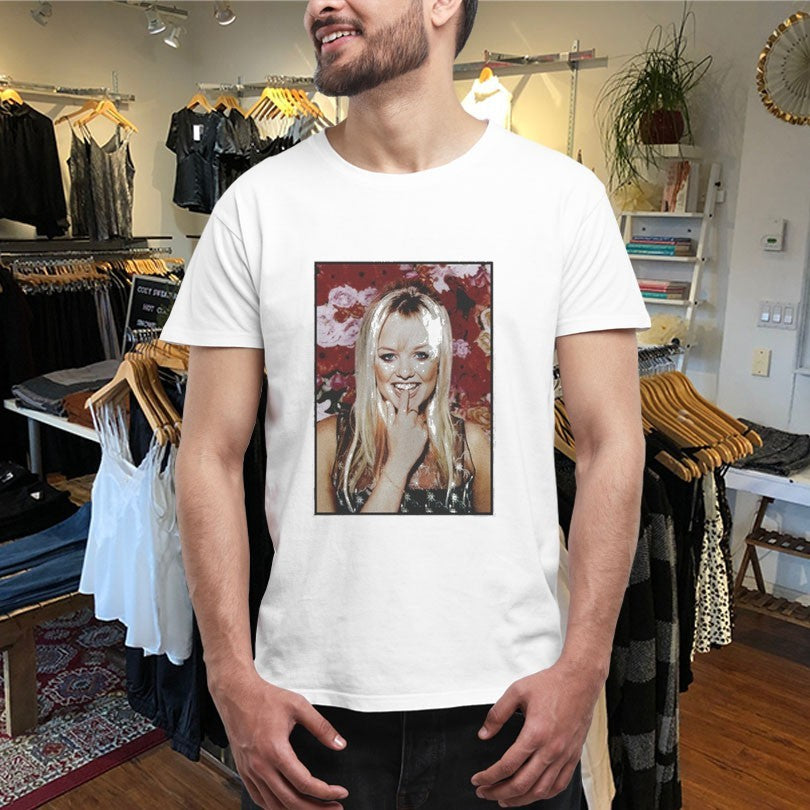 Official Spice Girls Emma Floral Photo Shirts