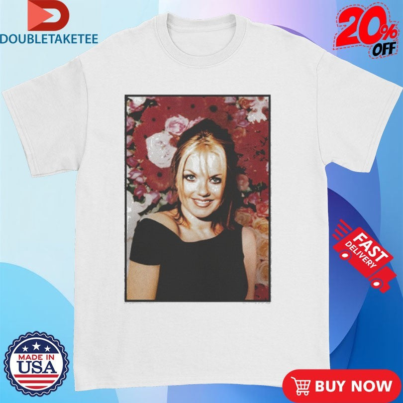 Official Spice Girls Geri Floral Photo Shirts