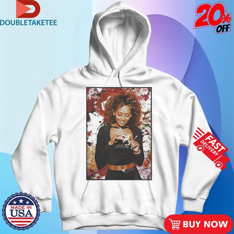 Official Spice Girls Mel B Floral Photo Shirts