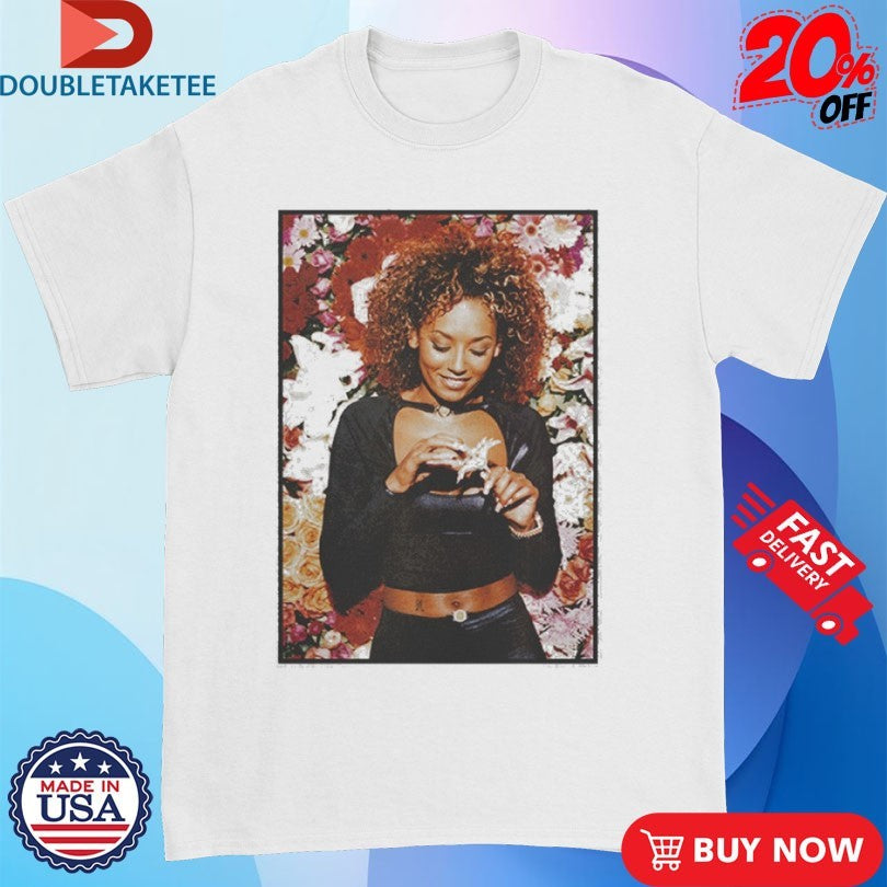 Official Spice Girls Mel B Floral Photo Shirts