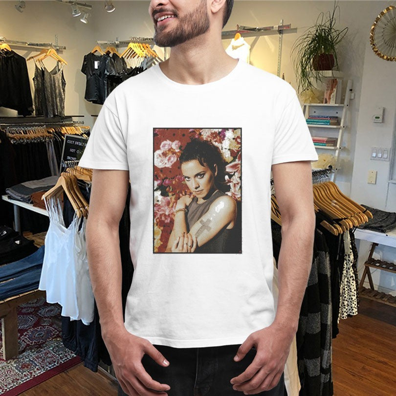 Official Spice Girls Melanie C Floral Photo Shirts