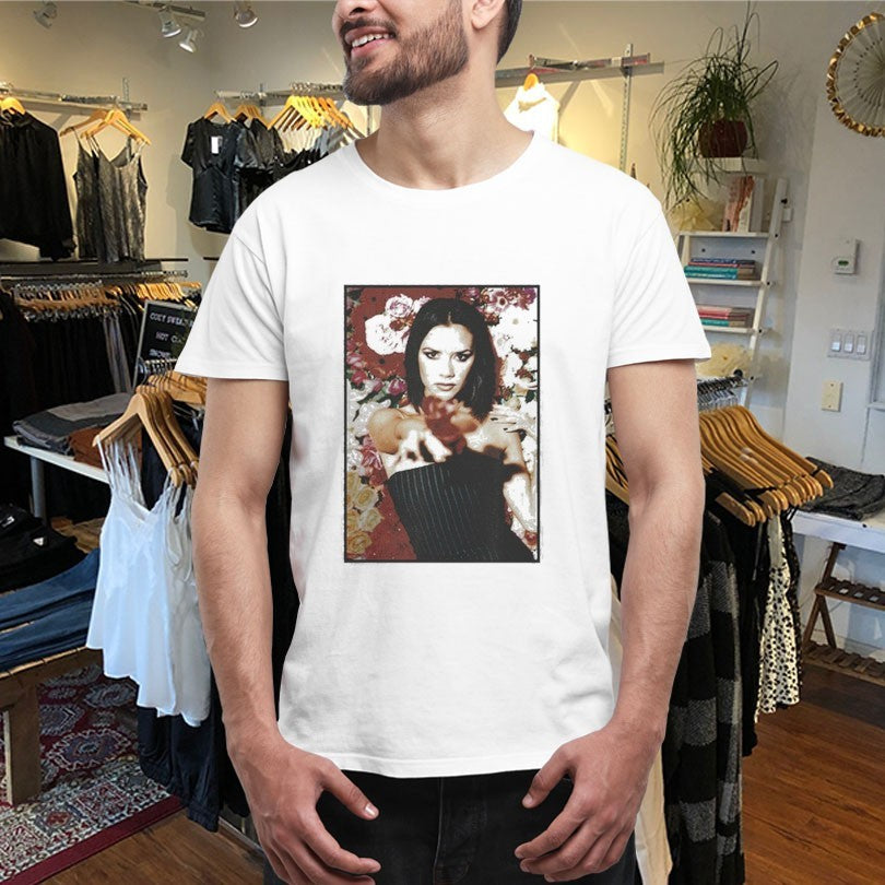 Official Spice Girls Victoria Floral Photo Shirts