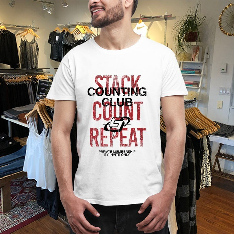 Official Stack And Count Repeat Counting Club Outrank Shirts
