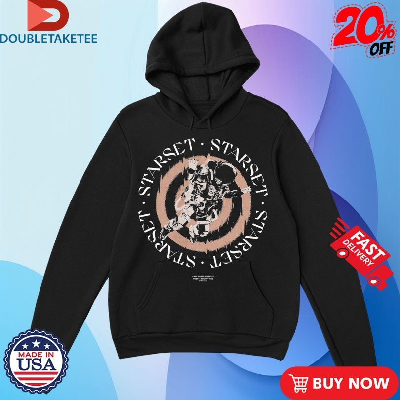 Official Starset Target Astronaut Circle Shirts