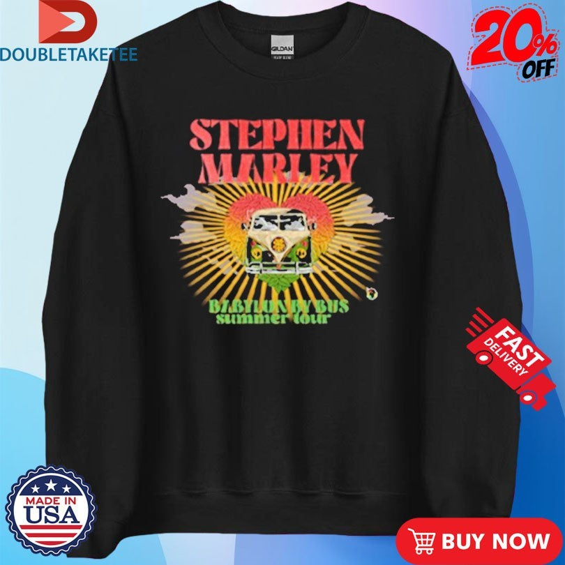 Official Stephen Marley Babylon By Bus Summer Tour 2023 Shirts