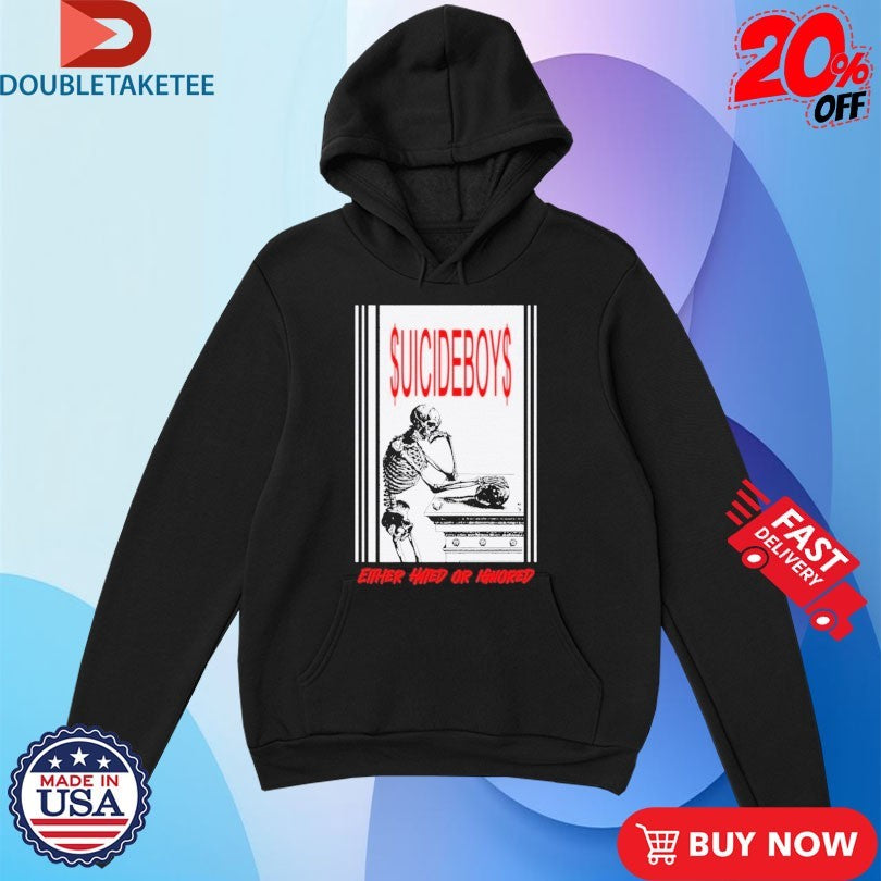 Official Suicideboys Either Hated Or Ignored Skeleton Shirts
