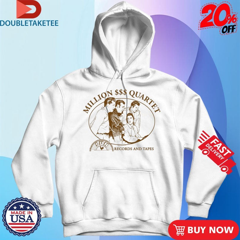 Official Sun Records Million Dollar Quartet Records And Tapes Shirts