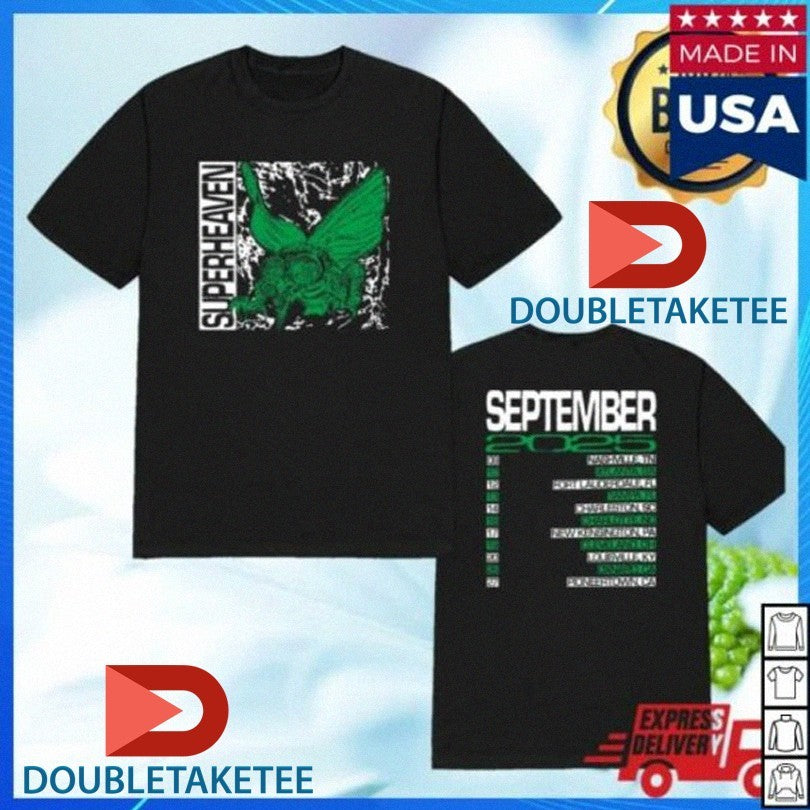 Official Superheaven 2025 Tour Dates Shirts