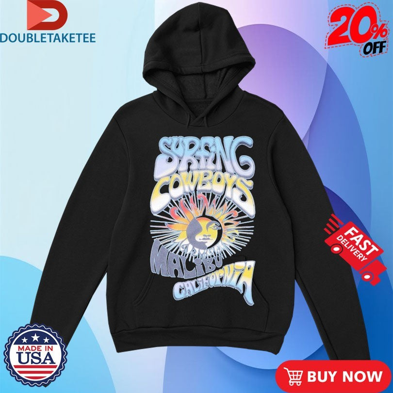 Official Surfing Cowboys Malibu California Lowrider Sun Shirts