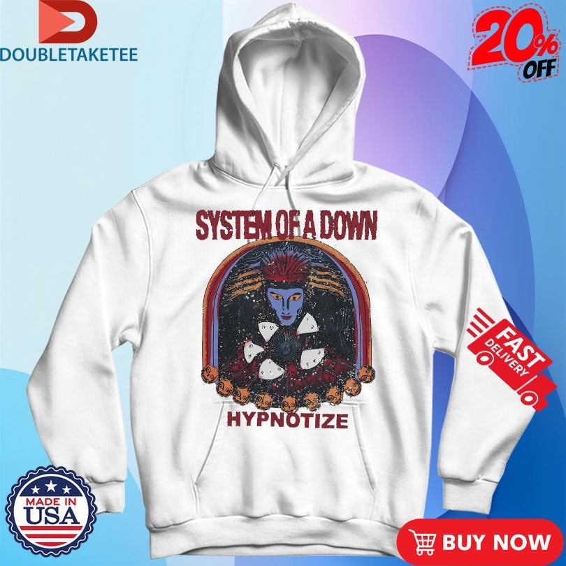 Official System Of A Down Hypnotize Faded Shirts