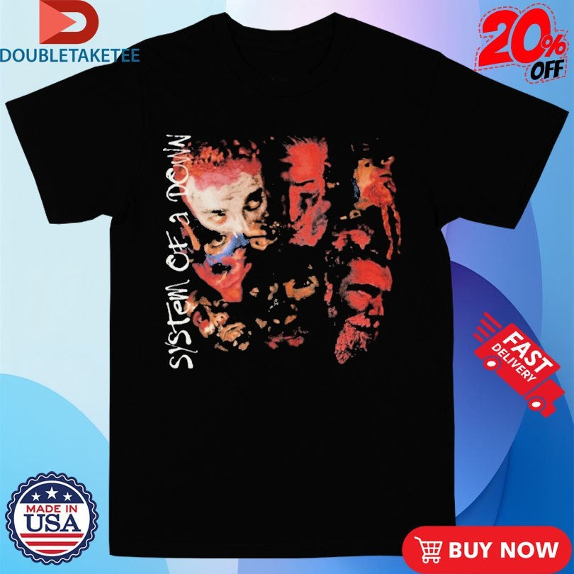 Official System Of A Down Painted Faces Shirts