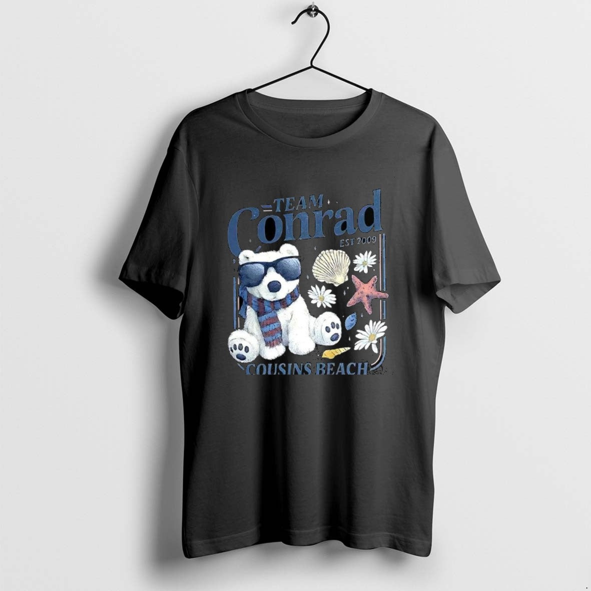 Official Team Conrad Junior Mint Bear Est 2009 Cousins Beach T-Shirts, Hoodie, Sweatshirt | DripVista.com