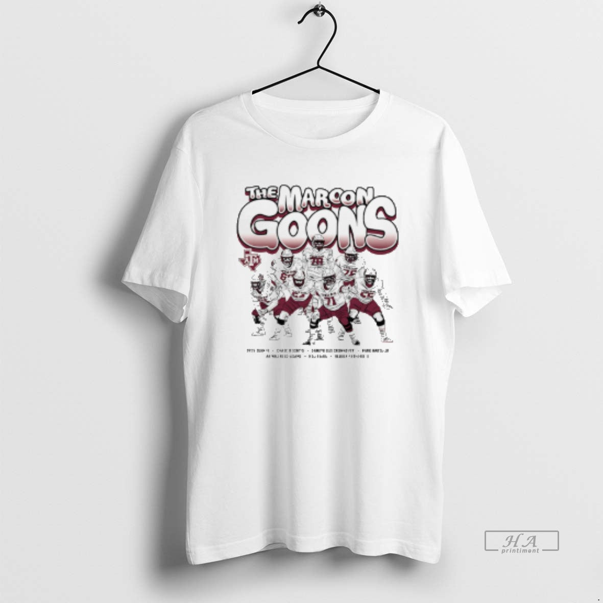 Official Texas Am Aggies The Maroon Goons Caricature T-Shirts, Hoodie, Sweatshirt | DripVista.com