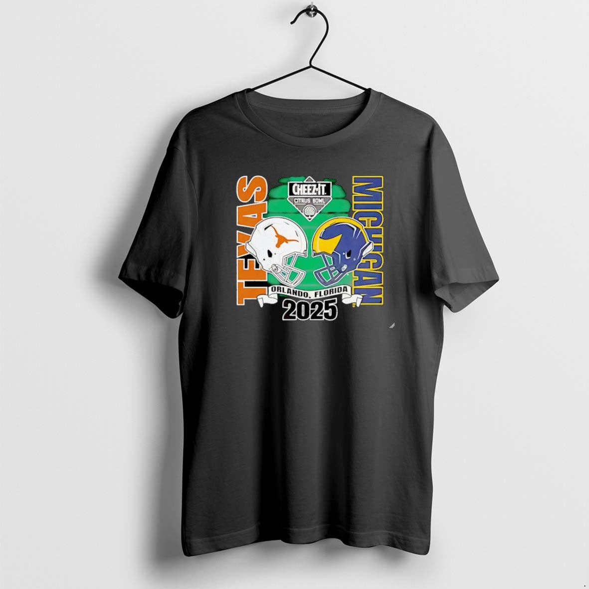 Official Texas Longhorns Vs Michigan 2025 Citrus Bowl Head To Head Christmas T-Shirts, Hoodie, Sweatshirt | DripVista.com