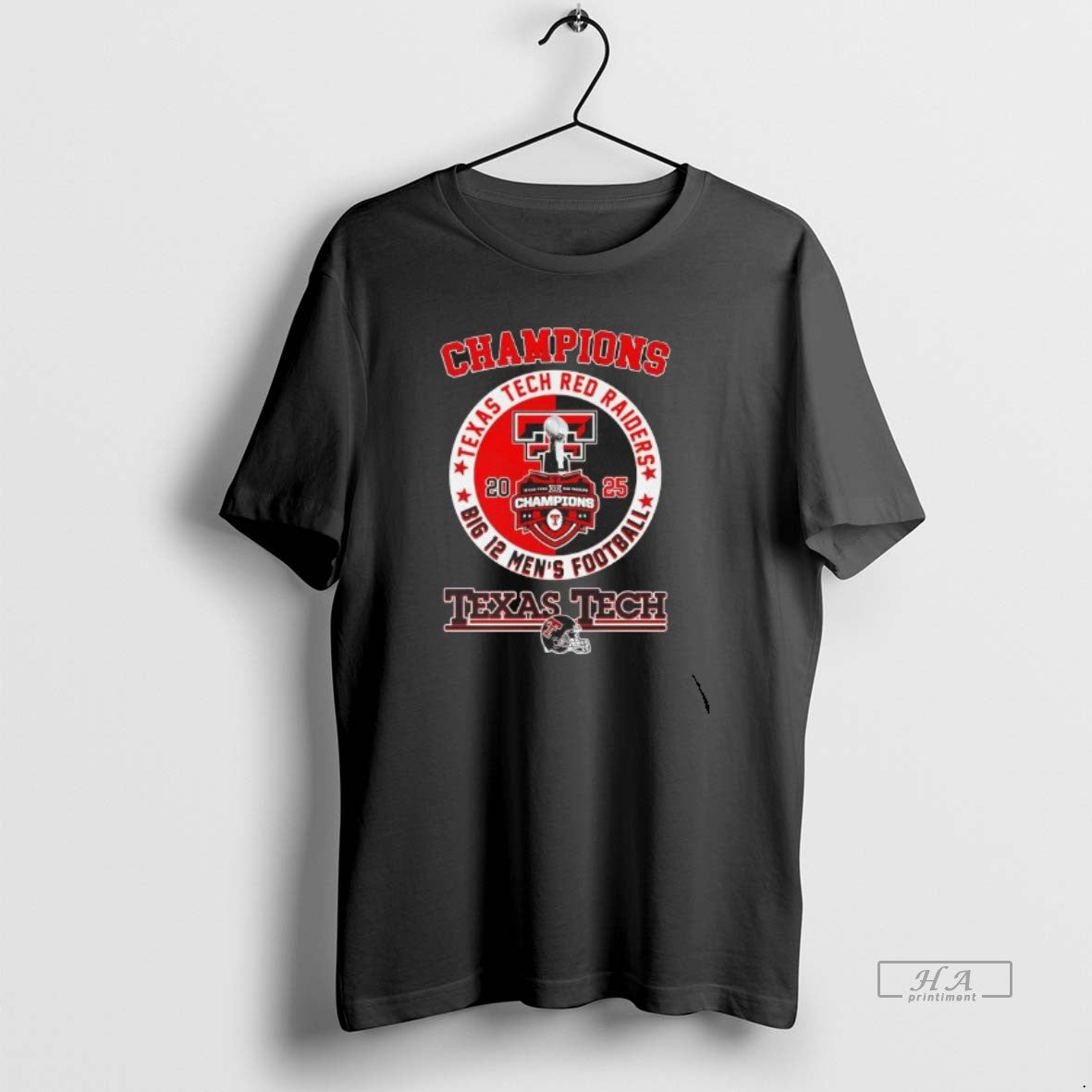 Official Texas Tech Red Raiders 2025 Big 12 Mens Football Champions T-Shirts, Hoodie, Sweatshirt | DripVista.com