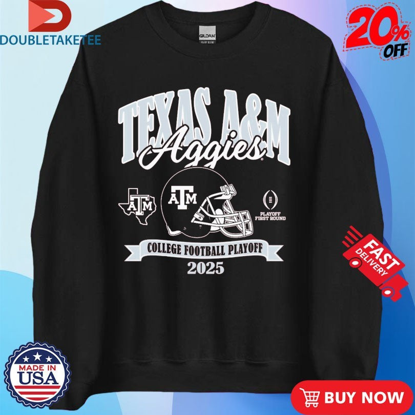 Official Texas a&amp;m Aggies 2025 College Football Playoff Shirts