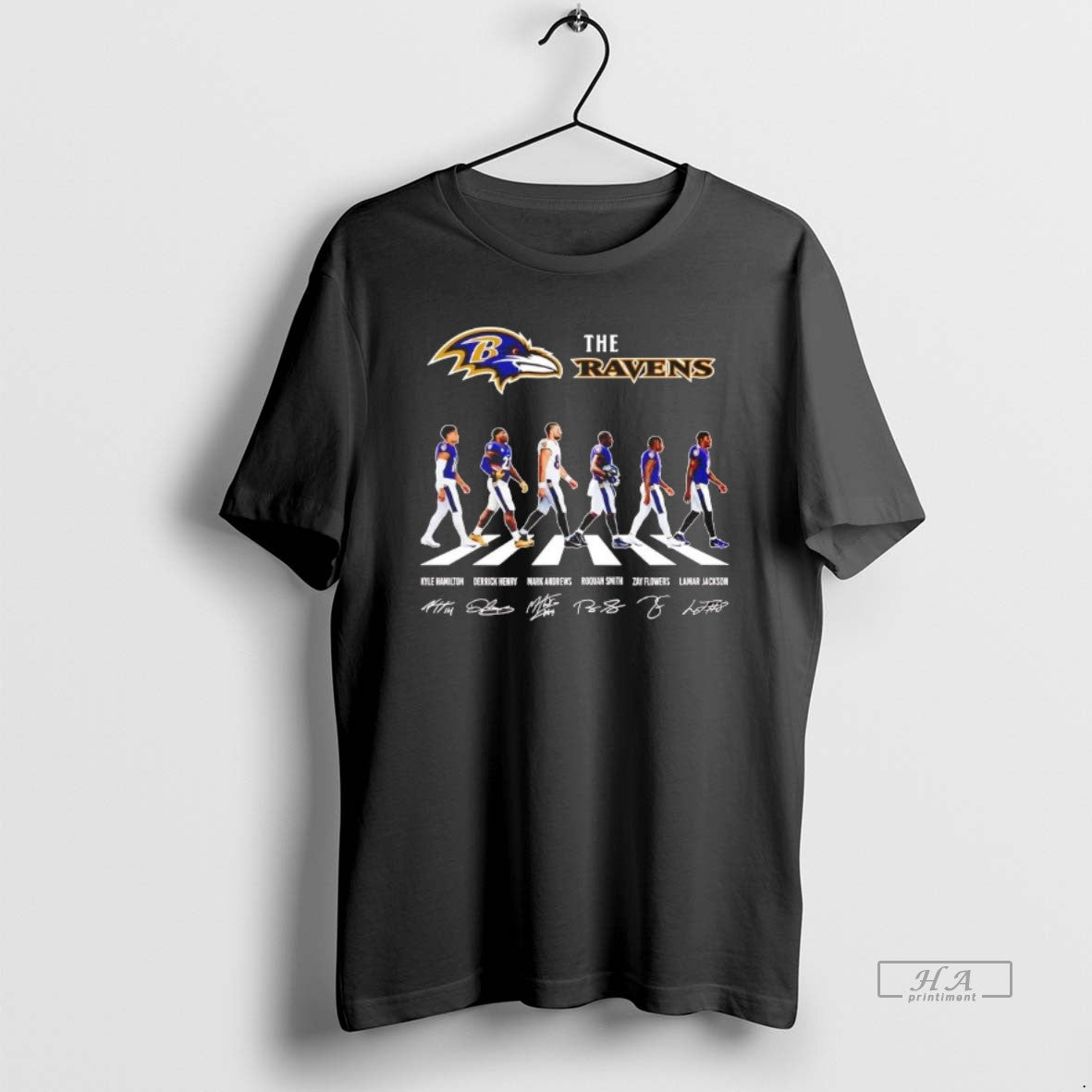 Official The Baltimore Ravens Team Players Abbey Road Signatures T-Shirts, Hoodie, Sweatshirt | DripVista.com