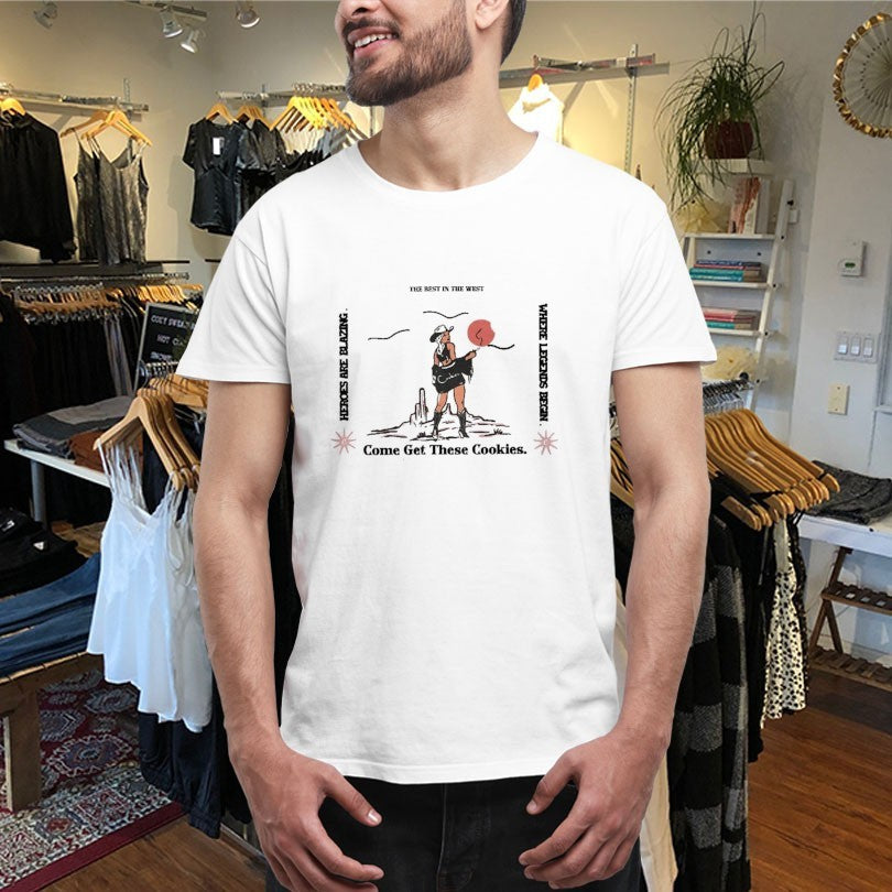 Official The Best In The West Come Get These Cookies Cowgirl Shirts