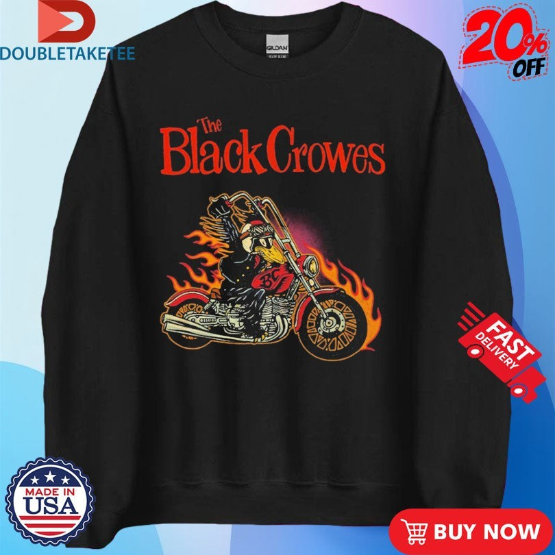 Official The Black Crowes Motorcycle Flame Shirts