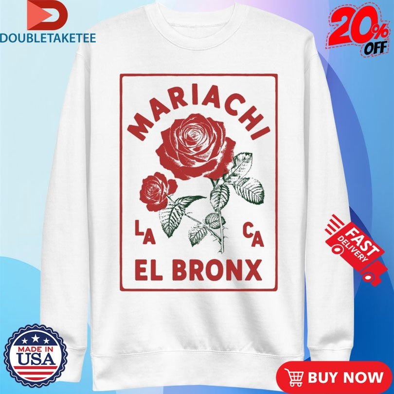 Official The Bronx Mariachi El Bronx De La Rose Shirts