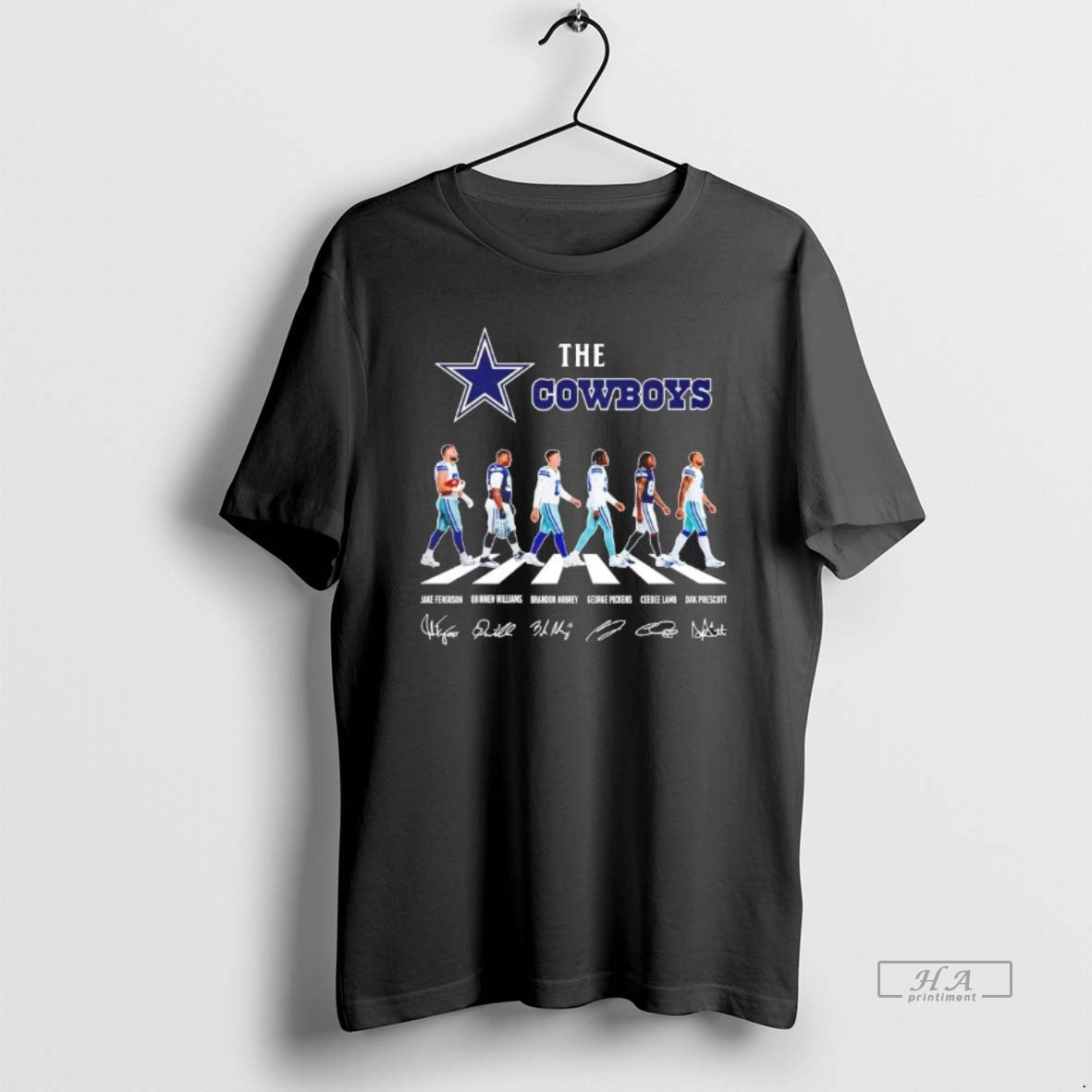 Official The Dallas Cowboys Team Players Abbey Road Signatures T-Shirts, Hoodie, Sweatshirt | DripVista.com