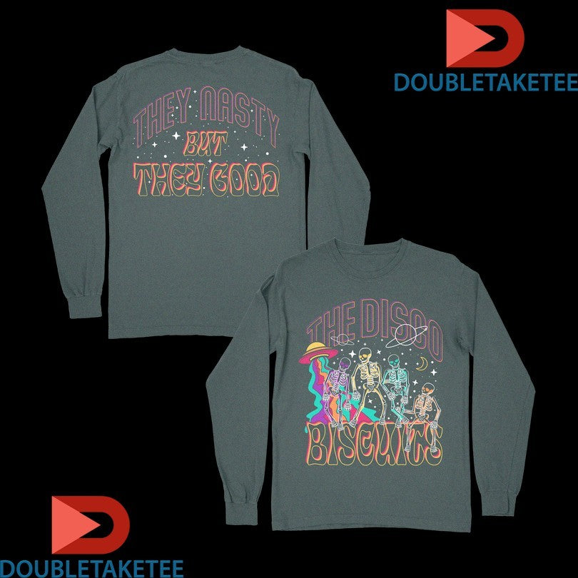 Official The Disco Biscuits They Nasty But They Good Skeletons Shirts