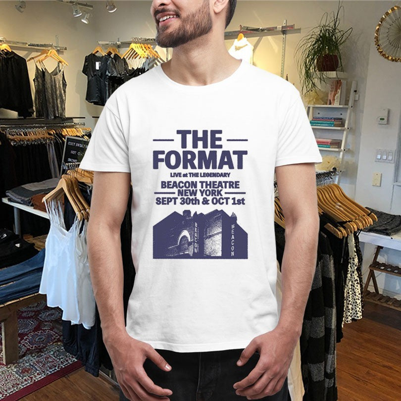 Official The Format Beacon Theatre New York Sept 30th Oct 1st Shirts