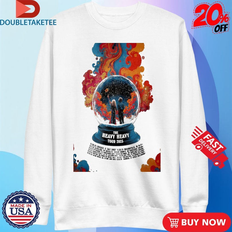 Official The Heavy Heavy Winter Tour 2025 Globe Shirts